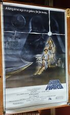 Vintage ORIGINAL 1977 STAR WARS One Sheet Style A Movie Poster 77/21 picture