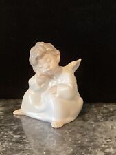 LLADRO - ANGEL THINKING #4539 - MINT IN BOX picture