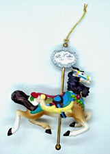 Carousel Horse Enesco Ornament Masterpiece Edition Figurine 1997 New in Org Box picture