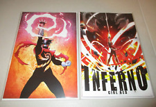 Inferno Girl Red #1 (1:25 + 1:10 Retailer Incentive Variant Lot of 2) Image, NM picture