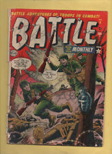 Battle #9 June 1952, Jerry Robinson Art Atlas, Marvel, 1951 Series FA/GD picture