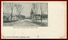 Water Street Freshet Time Chester Connecticut Postcard picture