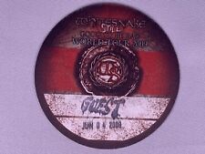 Whitesnake Ticket Pass Vintage Original Good To Be Bad Tour Paris 2009 picture