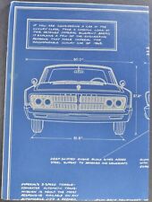 1965 Chrysler Imperial Crown Coupe Brochure Folder/Poster Nice Original 65 picture
