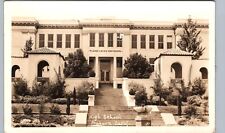 HIGH SCHOOL auburn ca real photo postcard rppc california history picture