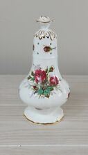 Antique Grandmother's Rose Hammersley Spode Porcelain Vanity Talc Powder Shaker picture
