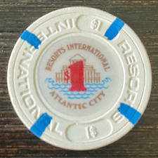 Resorts International Atlantic City Hotel  & Casino Current $1 Chip picture