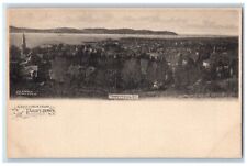 c1905 Bird's Eye View Of Tarrytown New York NY, Greetings Antique Postcard picture
