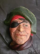 Smuggler Pirate Bossons Head Made in England Chalkware Vintage 1973 Legend picture