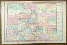 Vintage 1902 COLORADO Map 22
