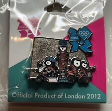 Modern Pentathlon Olympic Pin Badge ~ 2012 London Games ~ Mascot Wenlock picture