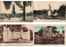 WAR MONUMENTS STATUES MILITARY FRANCE  400 Vintage  Postcards pre-1940 (L4157) picture
