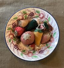 8 Antique Sewing Emories Pin Cushions Strawberries picture