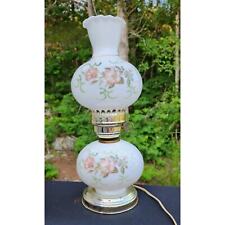Vintage Bubble Lamp Floral on White picture