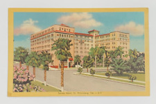 Soreno Hotel St. Petersburg Florida Postcard Linen Vintage picture