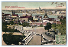 Budapest Hungary Postcard View Of The Parliament Building c1910 Posted picture