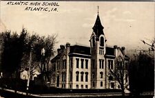 Atlantic, Iowa Atkantic High School 1911 Antique Postcard J118 picture