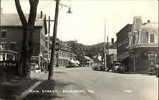 Searsport Maine ME Main St. c1940 Real Photo Postcard picture