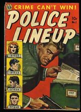 Police Line-Up (1951) #1 GD/VG 3.0 Avon Pre-Code Golden Age Crime picture