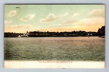 Lake Mohegan NY-New York, View From Wildwood, c1906 Vintage Souvenir Postcard picture