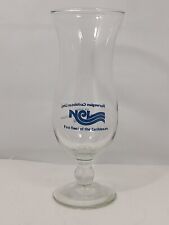 Vintage ‘70’s Norwegian Caribbean Lines (NCL) Cruise Lines Hurricane Glass picture