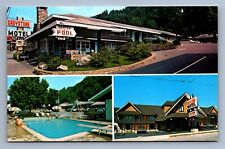 Postcard Vtg Tennessee Gatlinburg Greystone Motel Hotel Motel Lodging  picture