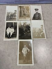 Antique Vintage Ephemera Original Old Real Photo + Postcard Lot WWI Military 7 picture