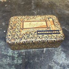 Antique Huyler’s - New York Marshmallows Tin Vintage Confection Candy Can picture