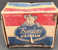 Vintage Borden's Elsie Cow Ice Cream Dairy Advertising Box Carton Display picture
