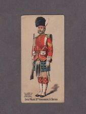 1888 Kinney Tobacco Military Series N224 SERGT. MAJOR 78TH HIGHLANDERS GT. picture