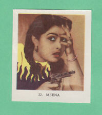 Early 50's  Meena # 22  Val Gum Film Card  Bollywood Star Nrmint-mt Super Rare picture
