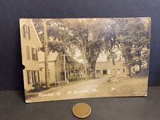 Real Photo Postcard, Portland Street, West Buxton, Maine, Early Houses picture