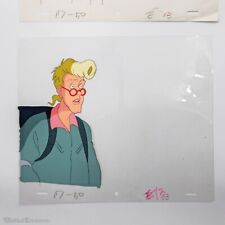 Real Ghostbusters Authentic Animation Production Cel & Drawing Dr. Egon Spengler picture