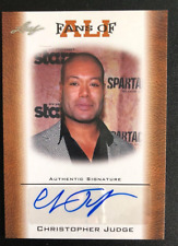 CHRISTOPHER JUDGE LEAF 2010 FANS OF ALI AUTOGRAPH CARD FAU-8 ACTOR FROM STARGATE picture