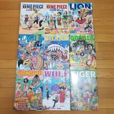 ONE PIECE Color Walk 1-9 Set of 9 Eiichiro Oda Illustration USED Art Book Used picture