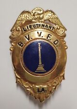 Vintage Obsolete Lieutenant Bienville (Parish) Louisiana Fire Department Badge picture