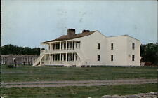 Fort Laramie Wyoming OLD BEDLAM US Army oldest building 1967 postcard picture