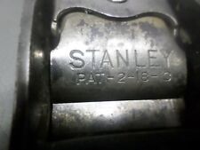 VINTAGE STANLEY KNUCKLE JOINT BLOCK PLANE - PAT. 2 - 18 - 13 - SOLID picture