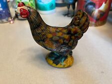 Vintage antique Cast Iron Rooster Bank picture
