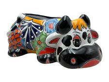 Talavera Cow Planter Animal Pot Folk Art Mexican Pottery Home Decor 14