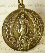 Antique 19th Century Carmelite Prioress St. Teresa of Avila Habit Rosary Medal picture
