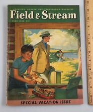 Vintage June 1948 Field & Stream Magazine Special Vacation Issue picture