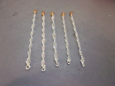 5 ANTIQUE TWISTED CRYSTALS PRISMS  5