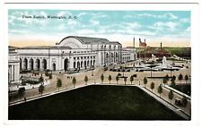 Union Station Washington DC UNP Vintage WB RR RY Postcard picture