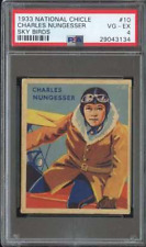 1934 NATIONAL CHICLE SKY BIRDS R136 #10 CHARLES NUNGESSER PSA 4 *DS15245 picture