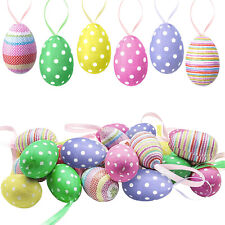 30PCS Easter Hanging Eggs Colorful Paper Egg Tree Ornaments Party DIY Decoration picture