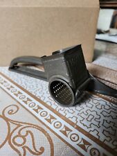 Vintage Mouli Hand Crank Cheese Grater Made In France Reversible Brown Handle picture
