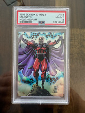1993 SkyBox X-Men 2 Holithogram Magneto #H2 PSA 8 Recently Graded picture