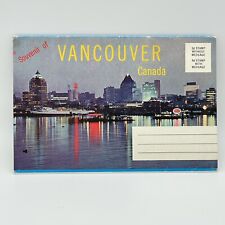 Vancouver B.C. Canada Postcard Book Circa 1955 12 Color Views Vintage Ephemera picture
