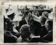 1964 Press Photo VP Hubert Humphrey & some supporters  - nee51054 picture